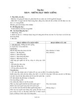 Giáo án Tập đọc - Tiết 9: Những hạt thóc giống