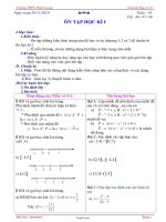 Giáo án Đại số 10 tuần 16 - Trường THPT Phước Long