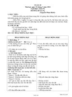 Giáo án các môn khối 4 - Tuần 29 năm 2014