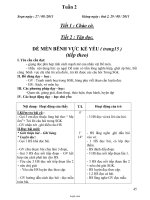 Bài soạn các môn lớp 4, kì I - Tuần 2