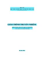 Giáo trình truyền nhiễm