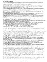 Đề Thi Hình giải tích phẳng