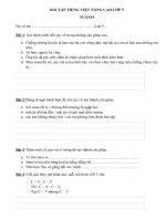 Bài tập cuối tuần - Tiếng Việt 5 - Tuần 19