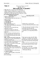 Giáo án lớp 4 - Trường Tiểu học Lý Thường Kiệt - Tuần 14