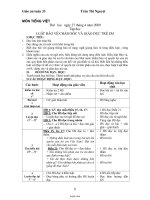 Kế hoạch bài dạy - Lớp 4 - Năm học 2010 - 2011 - Tuần 33