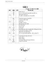 Giáo án các môn lớp 4 - Tuần 4 năm học 2009