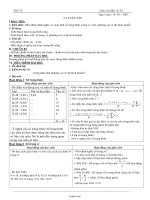 Giáo án Đại số khối 10 – Nâng cao tiết 72: Luyện tập