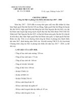 Chương trình công tác đội năm học 2017 - 2018