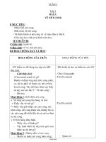 Giáo án các môn lớp 1 - Tuần dạy 5 đến tuần 8