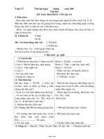 Thiết kế bài dạy lớp 4 - Tuần thứ 27