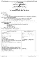 Kế hoạch giảng dạy Lớp 4 - Tuần 4 - Năm học 2009-2010 - Đào Thị Nhung