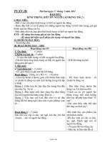 Giáo án Lớp 4 - Tuần 20 - Năm học 2010-2011 (Chương trình giảm tải KNS)