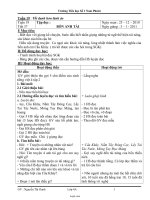 Bài soạn môn học khối 4 - Trường Tiểu học Số 1 Nam Phước - Tuần 19