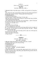 Giáo án Lớp 4 - Tuần 10 - Năm học 2006-2007 (Chuẩn kiến thức)