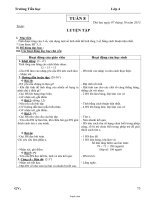 Giáo án các môn học lớp 4 - Tuần dạy 8 năm học 2013