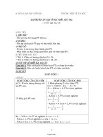 Giáo án Đại số 10 tiết 32, 33: Luyện tập (PT quy về bậc nhất, bậc hai)