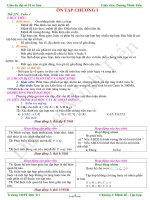 Giáo án tự chọn đại số 10 cơ bản: Ôn tập chương I