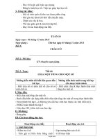 Giáo án Lớp 4 - Tuần 14 - Năm học 2011-2012 (Bản đẹp 2 cột)