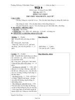 Giáo án bài học Lớp 4 - Tuần 9 - Trường Tiểu học Trần Quốc Toản