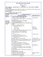 Giáo án lớp 4 - Tuần 4 môn Toán học - So sánh và xếp thứ tự các số tự nhiên