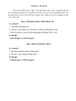 NỘI DUNG ÔN TẬP TOÁN 6 - ĐỢT 9 TRONG THỜI GIAN NGHỈ PHÒNG BỆNH