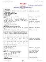 Giáo án các môn lớp 4 - Tuần 4 - Trường Tiểu học Mỹ Thành