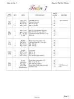 Giáo án Lớp 1 - Tuần 7 - Nguyễn Thị Cẩm Nhung