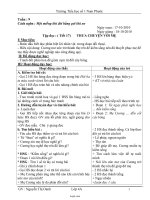 Bài soạn môn học khối 4 - Trường Tiểu học Số 1 Nam Phước - Tuần 9