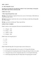 Đề thi môn Công nghệ - Trường THCS Ngô Mây