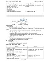 Giáo án lớp 2 năm học 2012 - 2013 - Tuần 7