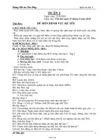 Giáo án các môn lớp 4 - Trường Tiểu học Kim Đồng - Tuần 1