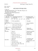 Giáo án Lớp 4 - Tuần 12 - Năm học 2011-2012 - Nguyễn Xuân Hải