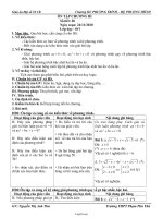 Giáo án Giáo án Đại số 10 CB tiết 28: Ôn tập chương III