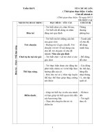 Giáo án tuần 9- mẫu giáo 3 tuổi chủ đề 