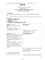 Giáo án bài học Lớp 4 - Tuần 14 - Trường Tiểu học Trần Quốc Toản