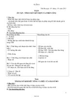 Giáo án Lớp 4 - Tuần 8 - Năm học 2011-2012 (2 cột)