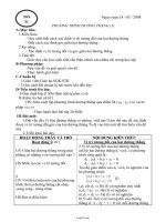 Giáo án dạy Hình học 10 tiết 31: Phương trình đường thẳng (3)