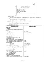 Giáo án môn Toán khối 4 - Tiết 20: Giây, thế kỉ