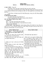 Giáo án Khoa học 4 tuần 12 tiết 24: nNớc cần cho sự sống