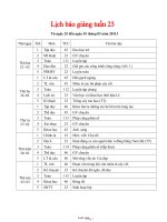 Giáo án các môn lớp 4 - Tuần 23 (chi tiết)