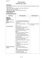 Giáo án Kể chuyện lớp 2 - Tuần 32: Chuyện quả bầu