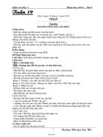 Giáo án Lớp 5 - Tuần 19 - Năm học 2011-2012 - Trường Tiểu học Sơn Hà
