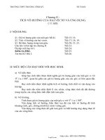 Giáo án Hình 10 nâng cao - Chương II: Tích vô hướng của hai véctơ và ứng dụng ( 11 tiết)