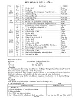 Giáo án các môn lớp 4 - Tuần 10 năm học 2012