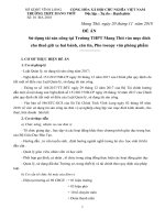 ĐỀ ÁN Sử dụng tài sản công Trường THPT Mang Thít vào mục đích cho thuê giữ xe hai bánh,Căn tin,Photocopy văn phòng phẩm