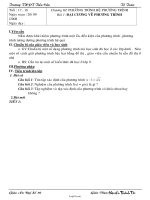 Giáo án Đại số 10 tiết 17, 18 bài 1: Đại cương về phương trình