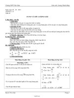 Giáo án Đại số 10 cơ bản tiết 55: Cung và góc lượng giác (tiết 2)