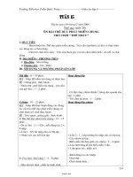 Giáo án bài học Lớp 4 - Tuần 15 - Trường Tiểu học Trần Quốc Toản