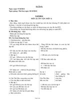 Giáo án các môn lớp 4 (chuẩn kiến thức) - Tuần 9 (buổi chiều)