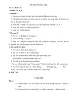 ĐỀ CƯƠNG ÔN TẬP HKI K6